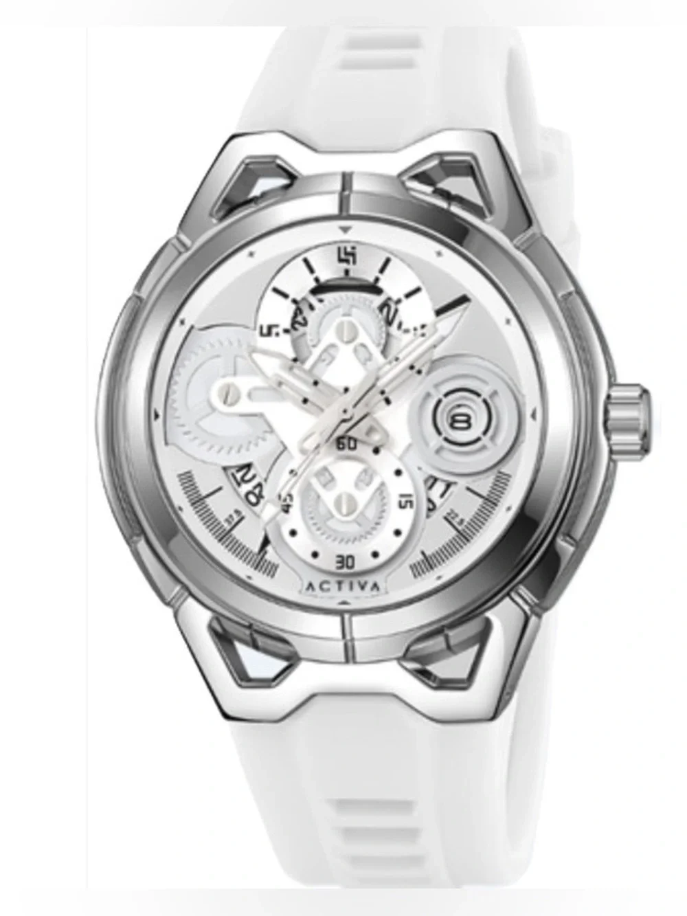 Invicta x Activa Drift Unisex Watch - 44mm. White (ACW9349-008)